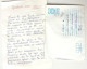 #75 Traveled Envelope And Letter Cyrillic Manuscript Bulgaria 1981 - Local Mail - Cartas & Documentos