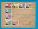 Rwanda N°1/N°8 Cover Astida Naar Antwerpen (België) 01/07/1962 UNG - Brieven En Documenten