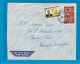 Rwanda N°7+N°72 Cover Cyangugo Naar Hainaut (België) 26/01/1966 UNG - Lettres & Documents