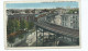 Usa Postcard Railway  Elevated Curve New York City With Train Unused Damage Lhs - Ouvrages D'Art