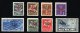 1944 PROVINZ LAIBACH POSTA AEREA N.1/7+ ESPRESSO N.8  NUOVI** INTEGRI - MNH VERY FINE - Deutsche Bes.: Lubiana