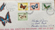 NEDERLAND NEW GUINEA 1960, FDC COVER, USED TO USA, ILLUSTRATE, 4 DIFFERENT  BUTTERFLIES, HOLLANDIA CITY CANCEL. - Nueva Guinea Holandesa