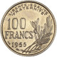 100 FRANCS  COCHET  1955 B.GENI - 100 Francs