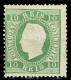 Portugal, 1879/80, # 49l Dent. 13 1/2, Tipo I, P. Liso, MH - Unused Stamps