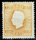 Portugal, 1870/6, # 37c Dent. 13 1/2, MH - Unused Stamps