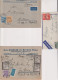 LOT 7 LETTRES PAR AVION 1935 à 1939 POUR LA FRANCE - Franking Machines (EMA)