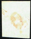 TIMBRE OBLITERE . ORTS-POST . NOIR ROUGE . CROIX ENCADREE 1850 C/.S.B.K. Nr:13I. Y&TELIIER Nr:13. MICHEL Nr:5Ia. - 1843-1852 Timbres Cantonaux Et  Fédéraux