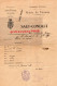 76- FECAMP- RARE SAUF CONDUIT MAIRIE-LE HAVRE -ROUEN  JEANNE GOTTVALES NE ST SAINT AMAND 11-9-1890- - Historische Dokumente