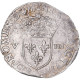 Monnaie, France, Henri III, 1/8 Ecu, 1589, Paris, TB+, Argent, Gadoury:485 - 1547-1559 Heinrich II.