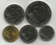 Ecuador 2000. High Grade Coin Set 1,5,10,25 And 50 Centavos - Ecuador