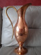 Grand Vase En Cuivre L. Lecellier Villedieu H 44 Cm 1111 G - Cuivres