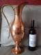 Delcampe - Grand Vase En Cuivre L. Lecellier Villedieu H 44 Cm 1111 G - Cobre