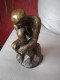 Delcampe - Bronze Le Penseur De Rodin 12,5 Cm 524 Grammes - Brons