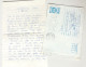 #77 Traveled Envelope And Letter Cyrillic Manuscript Bulgaria 1981 - Local Mail - Lettres & Documents