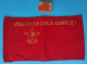 YUGOSLAVIA COMMUNIST PARTY Orig. Vintage Small Cloth Flag 1980s * Drapeau Flagge Bandiera Croatia Slovenia Bosnia Serbia - Drapeaux