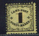 Allemagne. Bade. 1862. Taxe N° 1 Neuf. X. - Postfris