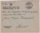 Brief Gelaufen 1917 Ab St. Gallen - Stempel Der Regionskommandant Der Region St. Gallen - Kriegsgefangenen Internierung - Vrijstelling Van Portkosten