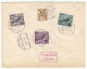 1926 Czechoslovakia Airmail Registered Multifranked Cover, Letter. Praha - Warszawa, Poland.  RARE! (A06305) - Poste Aérienne