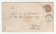 Preussen Postal Stationery Letter Cover Posted 187? Stralsund To Kissingen B230510 - Postwaardestukken