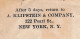 Delcampe - Lettre 1902 New York Klipstein & Compagny 122 Pearl Street Bernburg Germany Deutschland Deutsche Solvay Werke - 1901-20