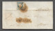 PORTUGAL LETTER 1857 D. PEDRO V - CARIMBO PENAFIEL (PLB4#34) - Cartas & Documentos