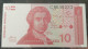 BANKNOTE CROATIA 10 DINARA - P#18 - UNC - 1991 - Croatie