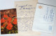 #80 Traveled Envelope, Letter And Postcard Flowers Cirillic Manuscript Bulgaria 1982 - Local Mail - Cartas & Documentos