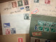 53x BERLIN ALLEMAGNE FEDERALE BRD RFA NOTOPFER DEUTSCHE POST LUFTPOST LOS ANGELES RETURN EINSCHREIBEN EF - Covers & Documents