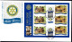 New Zealand 2005 Rotary - A Century Of Service Sheetlet FDC  - FDC