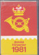 Denmark Jahresmappe Year Pack Année Pack 1981 In Plastic Cote 160 DKR = 22 € MNH** Cz. Slania (2 Scans) - Annate Complete