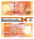South Africa 200 Rand 2012 Unc, Without Omron Rings - Afrique Du Sud