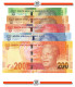 South Africa Set 2012 Nelson Mandela 10-200 Rand, Without Omron Rings - South Africa