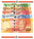 South Africa Set 2012 Nelson Mandela 10-200 Rand, Without Omron Rings - Afrique Du Sud