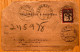 RUSSIA-1924, COVER CARD USED,  LENIN MOURNING IMPERF 6K  STAMP, AEPAXHA, KAMEHE  DEPAZHH.  4  CITY CANCEL - Lettres & Documents