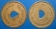 KB026-8b - AUTOMATIC HOLLAND 0 O'clock Hole - Dordrecht - B 22.0mm - Koffie Machine Penning - Coffee Machine Token - Professionals/Firms