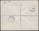 387 Occupazione Straniera Delle Colonie - Storia Postale  1.1.1943 - Raccomandata Affrancata Con Serie Completa M.E.F N. - Occ. Britanique MEF