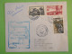 BS16  FRANCE  BELLE LETTRE RR 1956  1ERE LIAISON PARIS NEW YORK USA . LUFTHANSA   +NON RECLAMé+ + AFFR.PLAISANT++ ++ - Premiers Vols