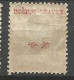 KOUANG-TCHEOU  N° 23 Surcharge Recto Verso NEUF*  TRACE DE CHARNIERE  / MH - Unused Stamps