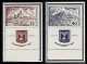 ISRAEL ISRAELE Israel 1951 FULL TABS 3rd Anniv. Of The State Y.T. 43/44 ** MNH ** -- Postfris  PERFECT  Set - Nuovi (con Tab)