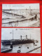 ZEEBRUGGE - Lot 2 Cartes : " Algemeen Gezicht Van De Pier  En De Havens "  (carte Froissée) Et  " Ferryboat " - Zeebrugge