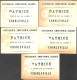Lot 5 Chromo Patrice, Charleville - Patisserie, Confiserie, Glaces (thème Enfants Pêche Chasse) - Autres & Non Classés