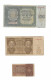 CROAZIA 3 BANCONOTE 2 KUNE 1942 - 10 KUNA 1941 - 100 KUNA 1941 - Croatie