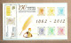 Hong Kong 2012 S#1546-1552 150th Anniversary Of Stamp Issuance Set+M/S MNH Stamp On Stamp Pen Typewriter Computer - Ungebraucht