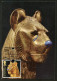 UK / GRANDE BRETAGNE (2022) Carte Maximum Card Tutankhamun's Tomb, Toutânkhamon, Tutanchamun - Lion Couch - Maximum Cards