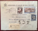 Sa.24, 74, E4 1933 Espresso 2,50L 1945 Lettera A.C.S Censura>Roma (Vatican Vaticano Cover Italia Express Censored - Cartas & Documentos