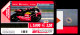 G 1110 C&C 3184 SCHEDA TELEFONICA USATA APRILIA CAMPIONE DEL MONDO 1999 VARIANTE FALLA ROSA - Errori & Varietà