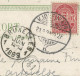 DENMARK - Mi #35 WITH VARIETY "BROKEN OVAL LINE" CANCELLED "KJOBENHAVEN K" ON PC (VIEW OF EREMITAGEN) TO BELGIUM - 1899 - Cartas & Documentos