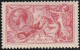 538 Gran Bretagna  1913 - Cavalli Marini 5 Sh. Rosso N. 154. Cert. Biondi. MNH - Neufs