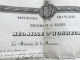 Paris 1923-Médaille D'Honneur Marine:décernée J. Agent Technique Ppl 2é Classe à La Direction-Construction-navale Toulon - Documents