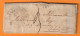 1833 - Grd Cachet STRASBOURG Fleurons Sur Lettre Pliée Avec Corresp Familiale De 3 P. Vers SCHLESTADT, Séléstat, France - 1801-1848: Vorläufer XIX